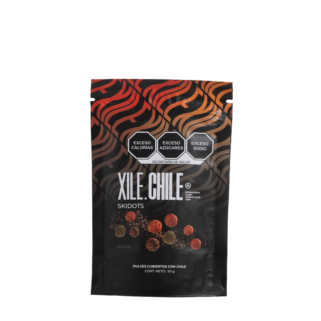 Ski Dots 50g — caramelos picositos Xile.Chile